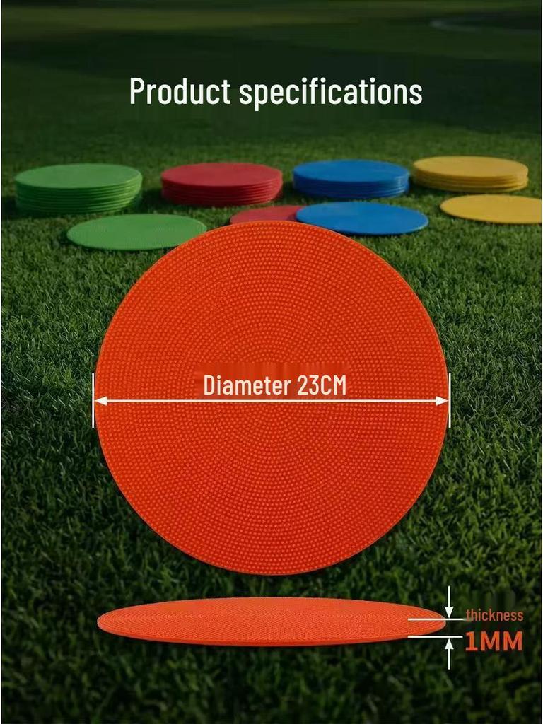 23cm Soft Round Football Training Marker Disc