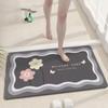 JANMEIJIA Bathroom Mat, Non-Slip Quick-Drying Floor Mat for Bathroom, Entrance Mat for Home Use, Washroom Toilet Door Mat