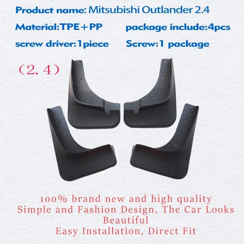 FÜR Mitsubishi Outlander 2006 2007 2008 Kotflügel Kotflügel Schlamm Flap Schutz Splash Schmutzfänger Auto Zubehör Auto Styline Kotflügel