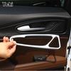 ABS Carbon Fiber Car Door Interior Handle Frame Trim Accessories For Alfa Romeo Stelvio 2017 2018 2019 2020