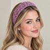 Anti-Slip Braided Headband Tweed Knitted Thick Knitted Headband  For Women Daily Use