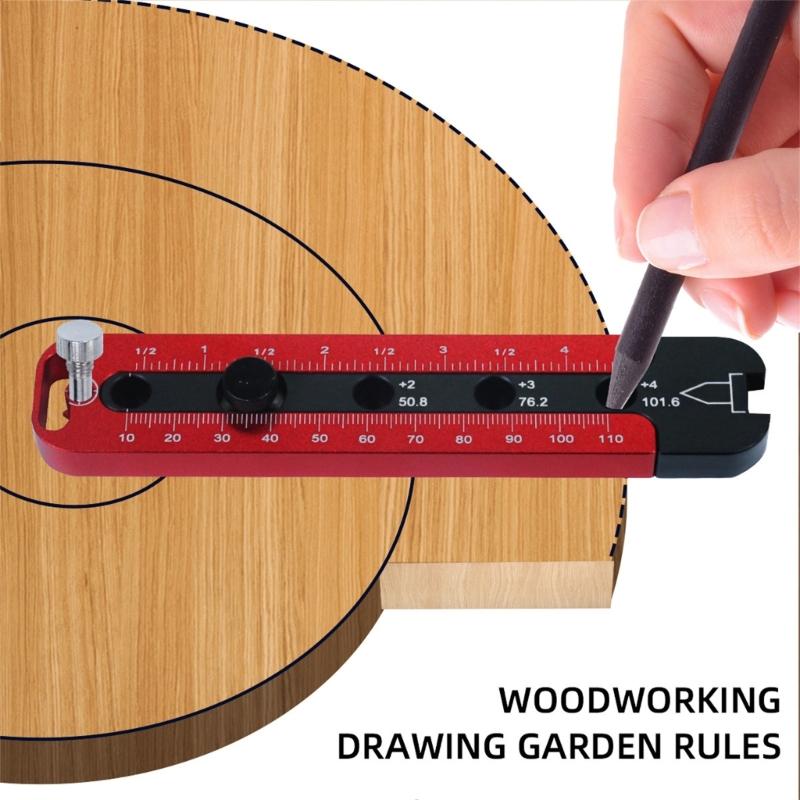 Woodworking Compasses Scriber Adjustable Scribe Gauges Circulars Drawing Tool Wood Scriber Tool Carpenter Tools 195mm