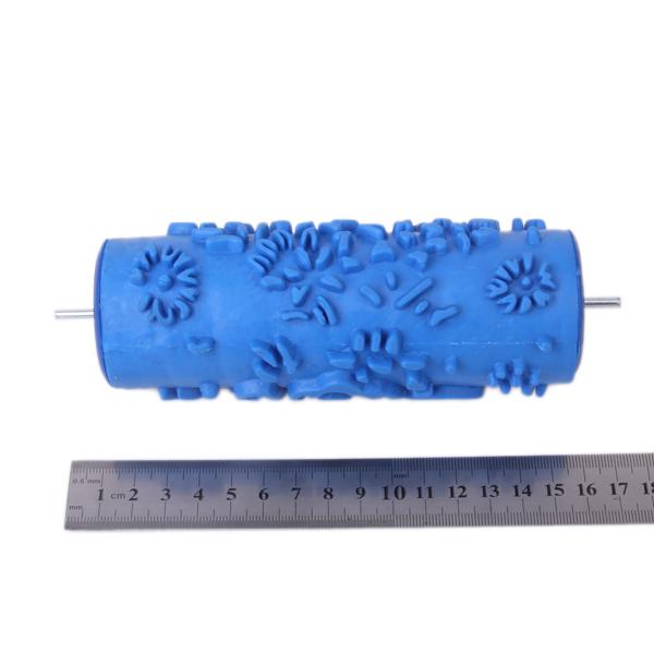 Reusable DIY Wall Decoration Painting Machine + 3 Flower Pattern Roller Brushe