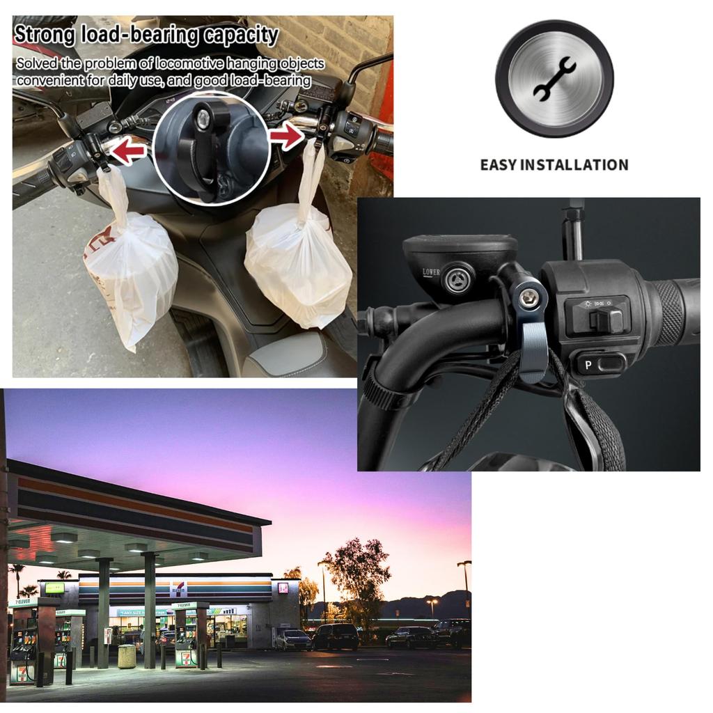 Bike Scooter Luggage Hanging Hardware Helmet Bag Convenience Store Bag Hook Hanger Holder Bracket