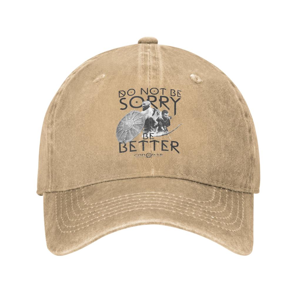God of War Boy Men Women Baseball Caps  Distressed Washed Caps Hat Vintage Outdoor Workouts Adjustable Sun Cap