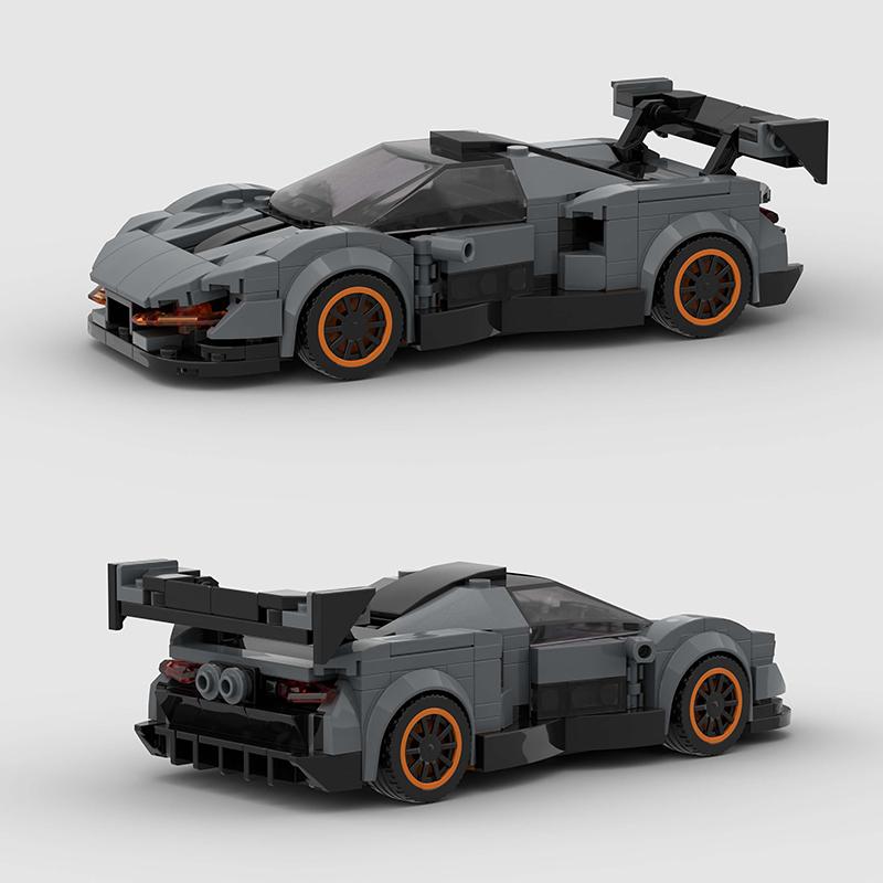 Hot Moc 765Lt City Speed Racing Car Sports Building Blocks Bricks Technique Supercar Racers Vehicles Kits Toys Gift