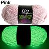 Filato di Chenille di Velluto Luminoso 100% Poliestere Brilla al Buio per Lavorare a Maglia, Uncinetto, Bambole Tessute a Mano, Creazioni Fai da Te