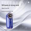 Handheld High-Speed USB-Charging Portable Fan with Digital Display and Strong Turbine Wind