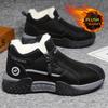 Men Winter Snow Boots, Simple and Fashionable In Solid Colors of Gray,  Pull-On Design for Easy Wear,  Lined for Warmth and Comfort