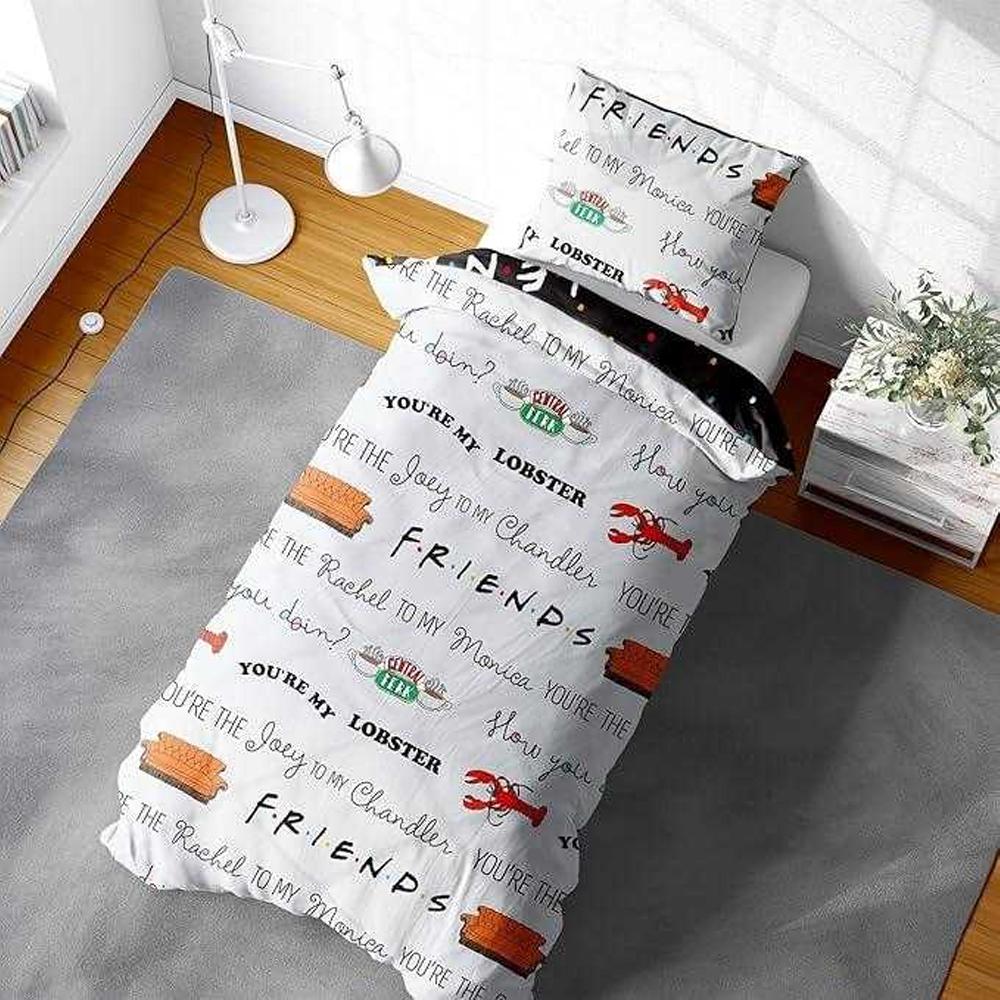 Friends Logo Reversible Duvet Set