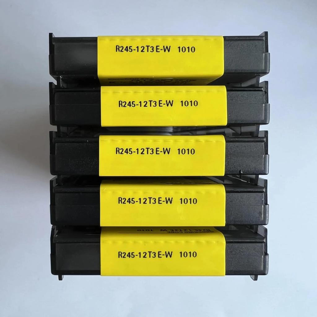 Original Sandvik / R245-12T3E-W 1010  / CNC Lathe Carbide Blade 10 PCS