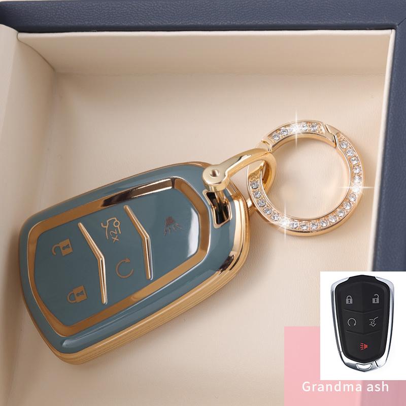 New TPU Car Key Case Remote Control Protector Cover for Cadillac ATS-L XTS XT5 CTS CT6 ATS 28T SRX Escalade 2015 Accessories