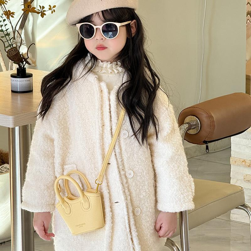 Modern Pure Color Kids Basket Bag For Boys And Girls Breathable And Fashionable