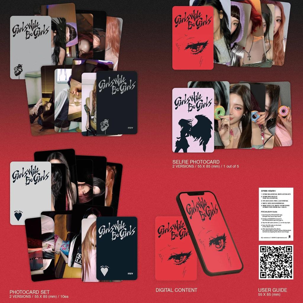 ITZY [GIRLS WILL BE GIRLS] Platform Album POCAALBUM