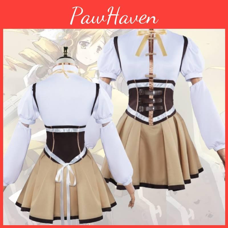 2d Magical Girl Madoka Kaname Cosplay Outfit Polyester Fabric Battle Costume Set Winter 2024 Collection