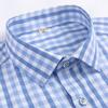 Autumn Plaid Casual Long Sleeve Shirt Men's Simple Classic Business Office Formal Shirts Fashion Soft Breathable Party Dress