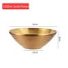 Ramen Bowl Rice Salad Noodle Soup  Golden Home Restaurant Food Serving Dish Pickled Cabbage Large  304 Stainless Steel