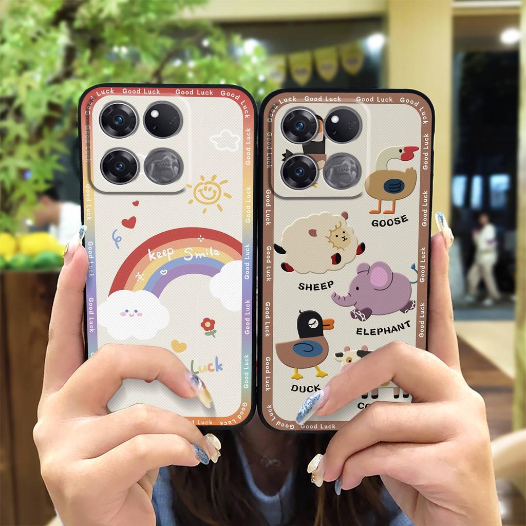 Cute Shockproof Phone Case For OnePlus/1+Ace 5G Racing Edition Silicone Protective Fashion Design Anti-dust Soft Case