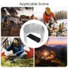 Folding Stove Windscreen 10 Plates Aluminum Camping Cooker Stove Wind  with Storage Bag