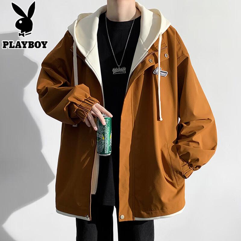 

PLAYBOY Мужская куртка-двойка с капюшоном M