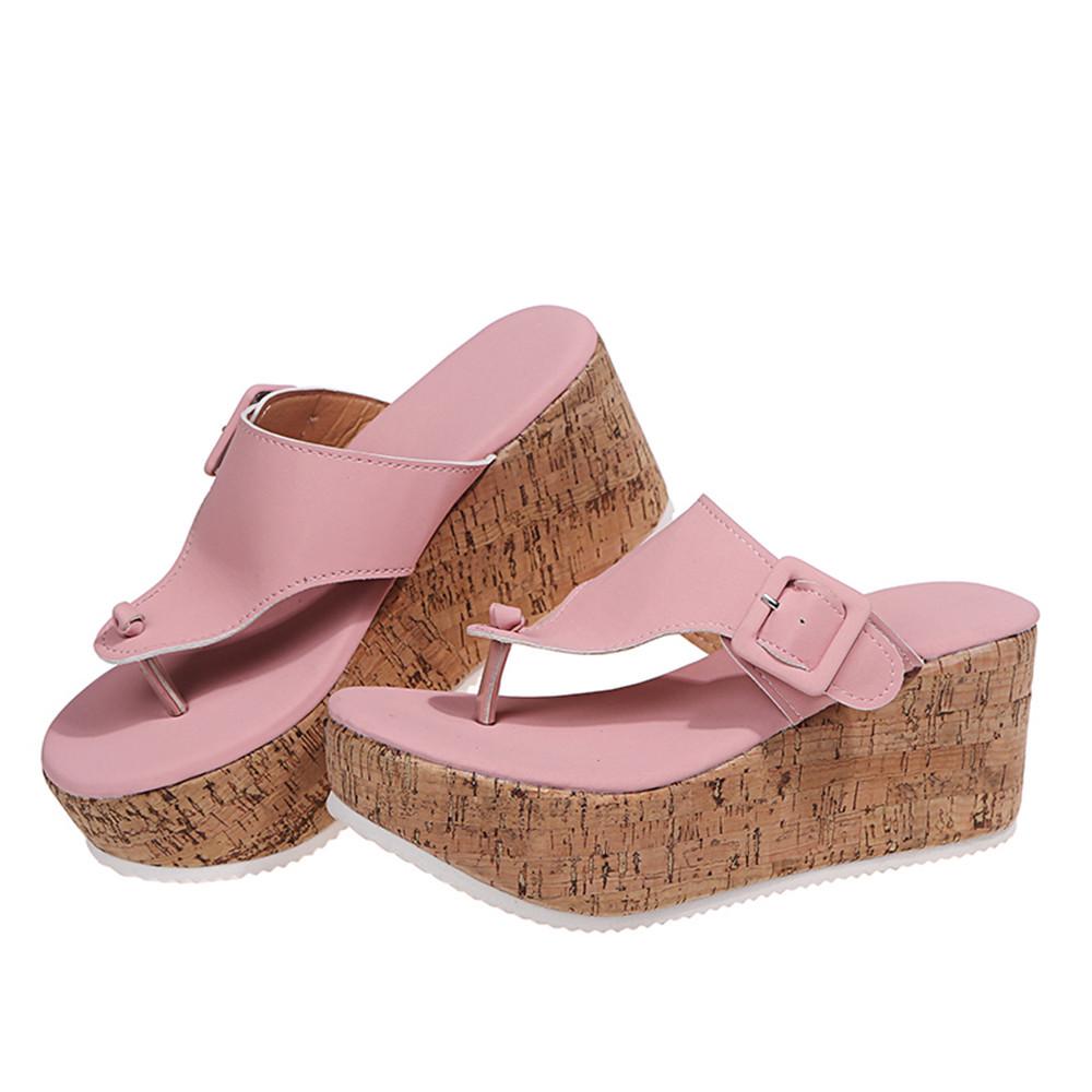 2021 Summer Large Platform Slippers