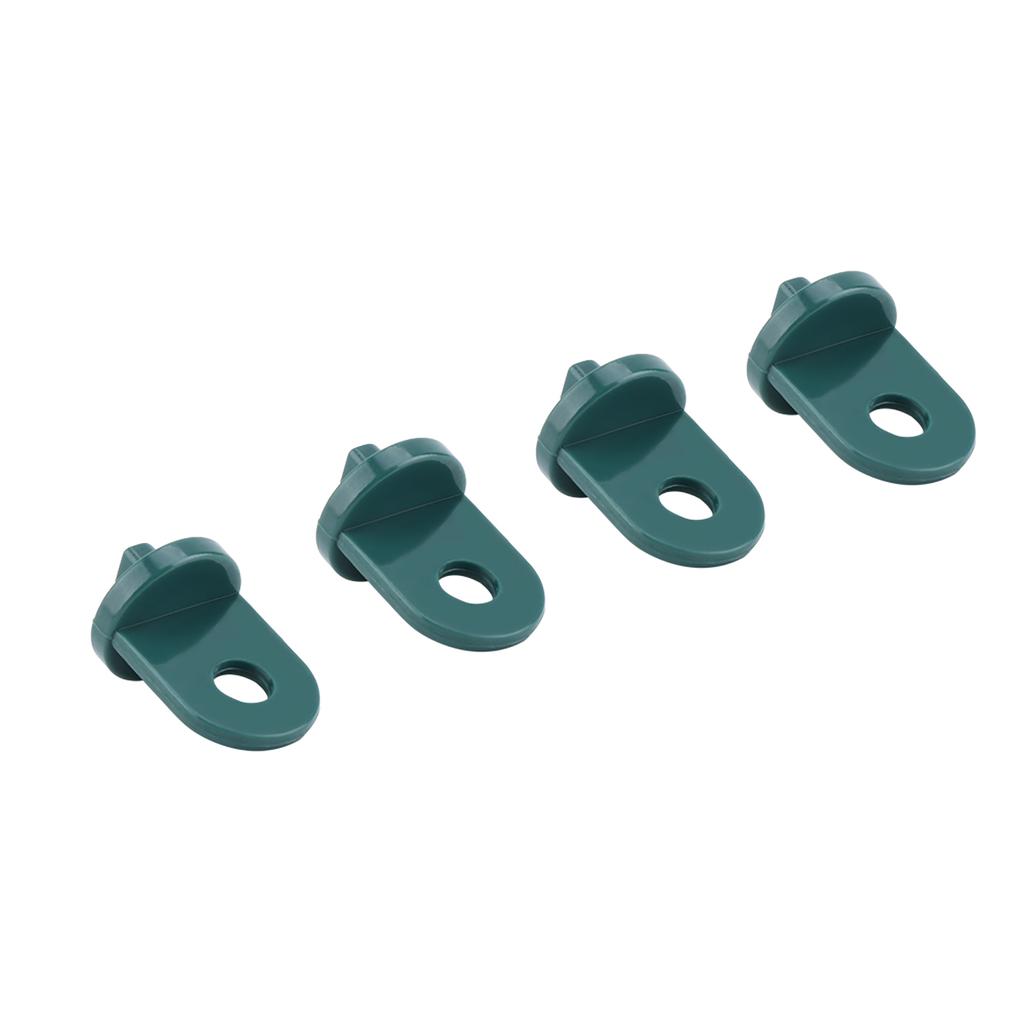 10 PCS Plastic Greenhouse Hook Plant Flow     (Black)