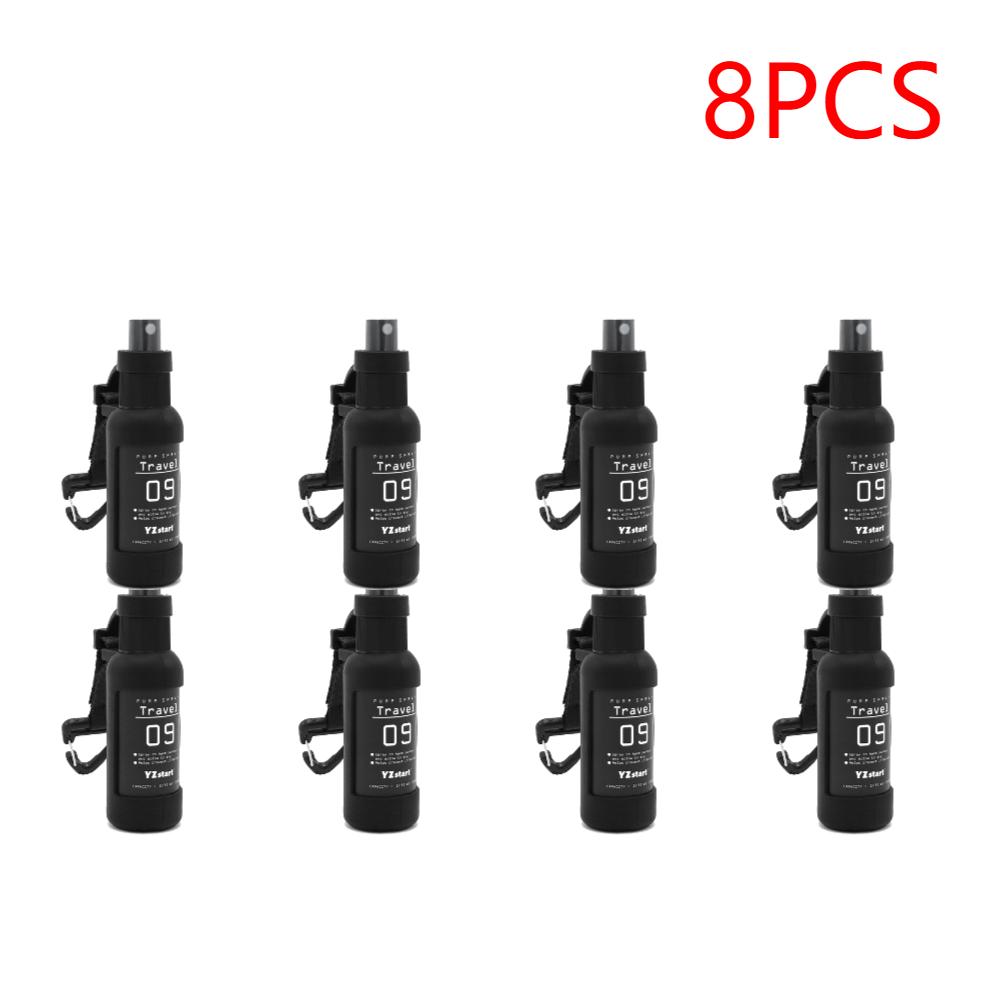 50ml Refillable Spray Bottle Travel Bottle Leak Proof Mini Fine Mist Spray Bottles with Tactical Hook Strap for Outdoor Camping