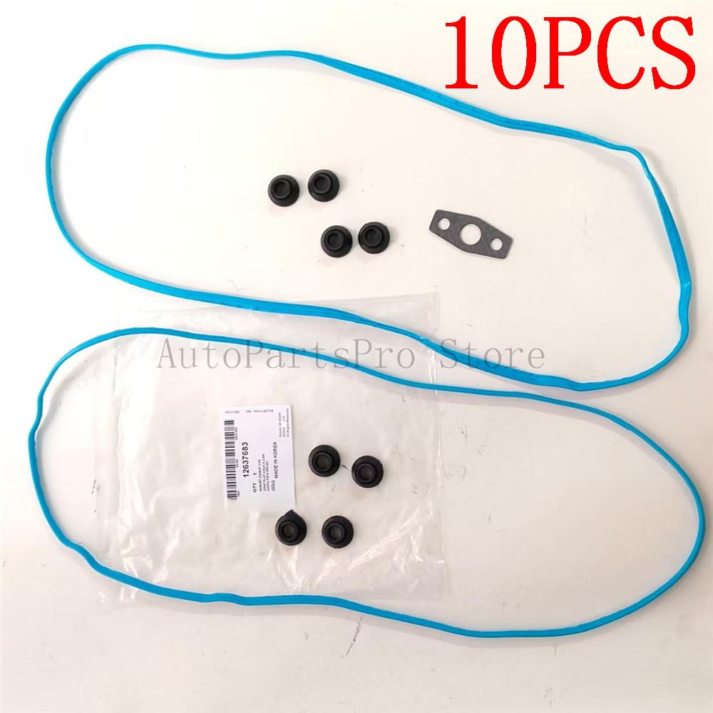 10PCS 12637683 Engine Rocker Valve Cover Gasket Cylinder Head Seal for GM Chevrolet SILVERADO 5.3 V8 12560696 12596192 12612045