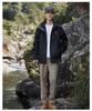 Men's Windproof Waterproof Hooded Jacket: Wear-Resistant, Scratch-Resistant, Plus Size for Outdoor, Travel, Fishing, and Mountaineering.