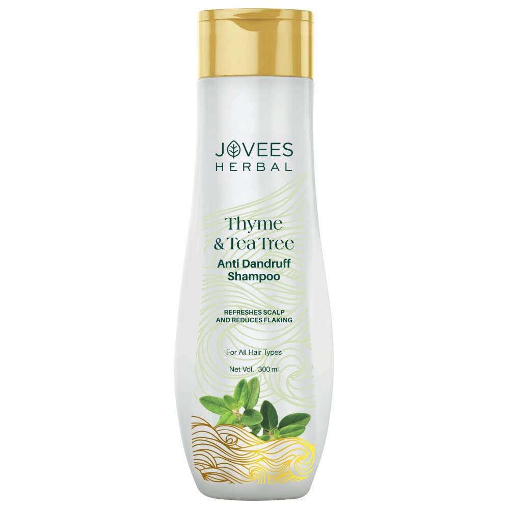 Jovees Herbal Thyme And Tea Tree Anti Dandruff Shampoo For All Hair Types 300ml