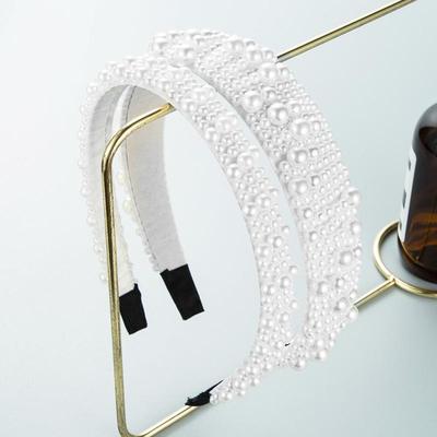 Hairhoop Damen Größe Vollperlen Stirnband Dünner Rand Kopfbedeckung