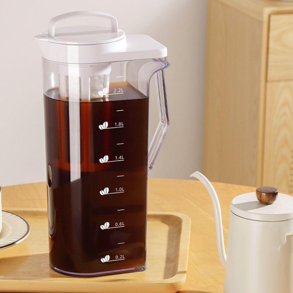Large Capacity Cold Brew Coffee Maker Sealed Cold Brew Teapot Household Cold Water Jug  Living Room