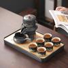 Guochaofeng semi-automatic stone grinding kung fu tea set, household high-end light luxury office tea artifact