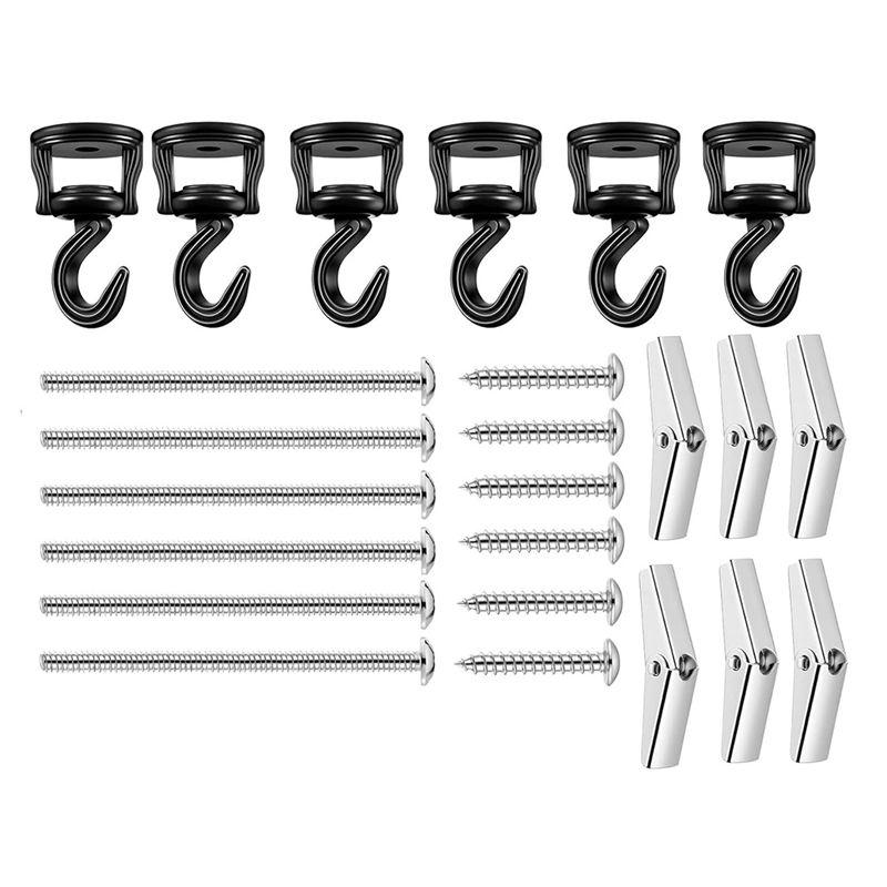 

M-Modern-Ceiling Hook Lighting Hook Orchid Hook For Hanging Plants Swivel Hook For Ceiling Installation Cavity Wall Fixing