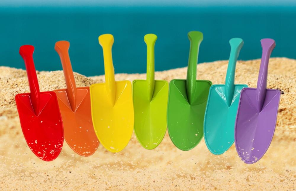 Solidna Kolorowa Łopatka Do Piasku 27 Cm Szpadelek Na Plażę Kolor Premium