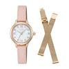 Twinkle Time Solar 3 ATM Water Sapphire White [AngelHeart] Watch, Powered, Resistant, Crystal, Mother-of-Pearl Dial, TTN25P-PKC-N, Women's [Authentic]