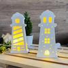 Silicone Lighthouse Mold Resin Plaster Candle Making Mold Summer Beach Theme Handmade Artwork Mold Flexible DIY Craft Tools