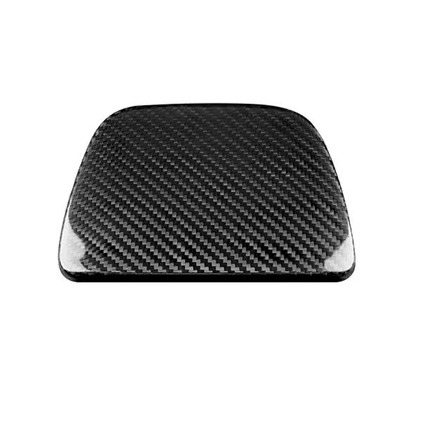 Carbon Fiber Rear Seat Headrest Cover for Car Interiors None