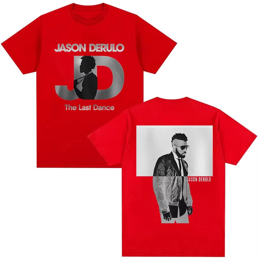Jason Derulo The Last Dance Tour 2026 Graphics Shirt Unisex Y2k Hip Hop Style Summer Unisexs Women Short Sleeve Tshirt Fan Gift S