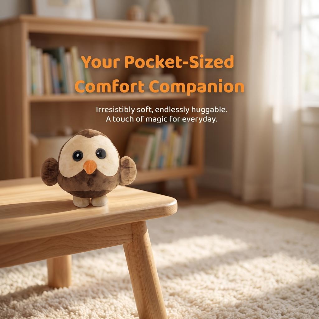 25cm Cute Owl Plush Doll Soft Stuffed Animal Plushie Birthday Xmas Gifts For Kids