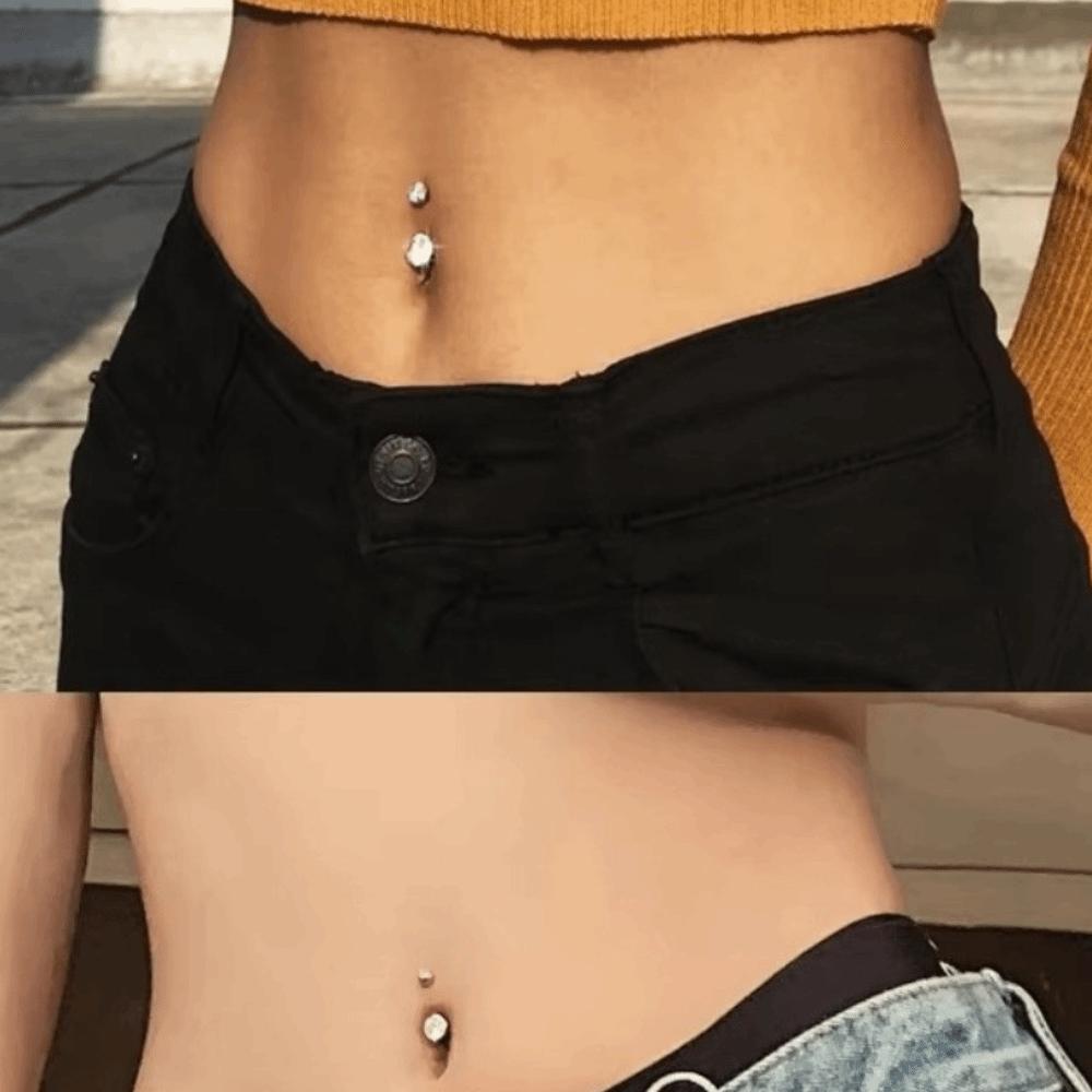 Zircon Crystal Ball Belly Button Rings Copper Shiny Body Jewelry New Gem Navel Piercing  Women