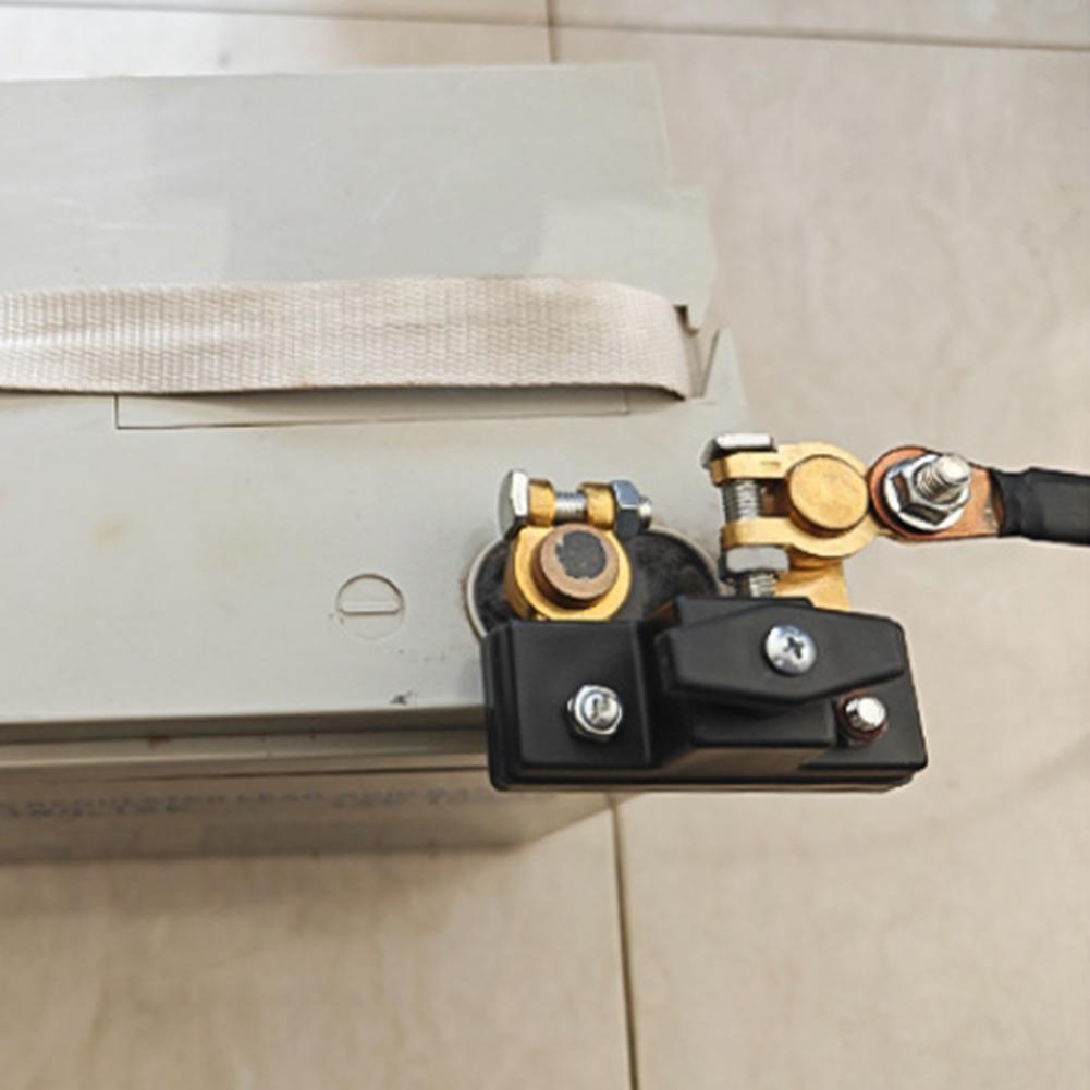 Car Battery Disconnect Isolator Cut Off Switch 12V 24V Universal Battery Terminal Anti-leakage Power Cutoff Switch Car Parts