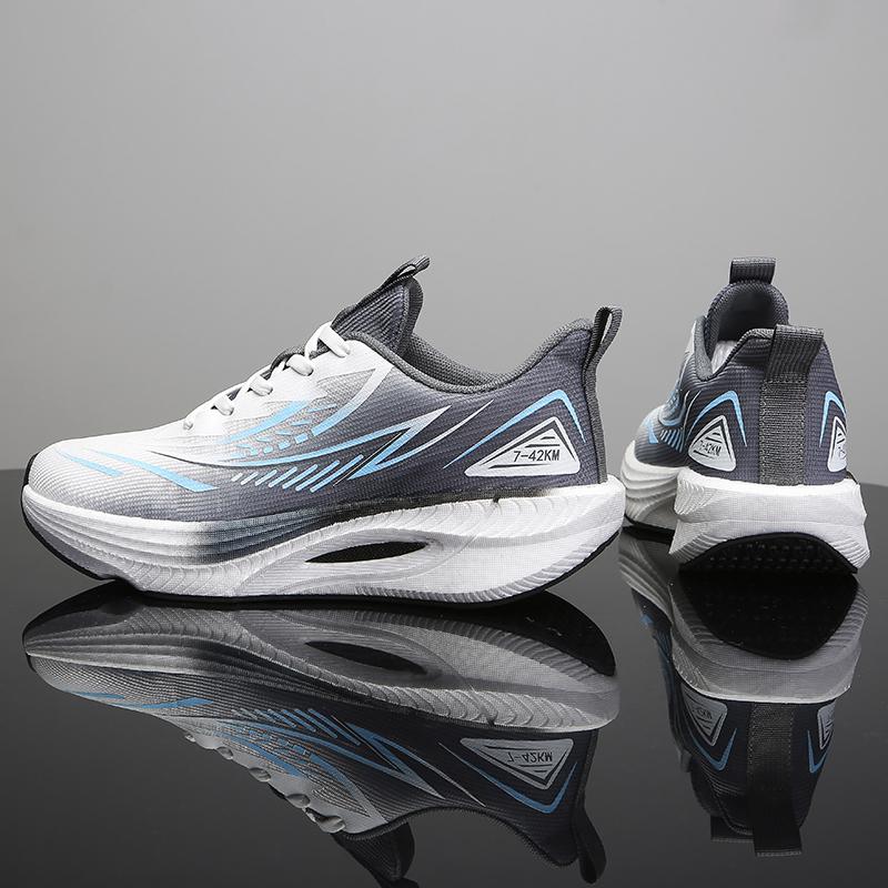 Men'S Sports Shoes Carbon Plate Running Shoes Male Marathon Sneakers Racing Shock-Absorbing Athletics Training Shoes For Women