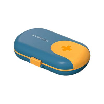 Organizer per medicinali in plastica 2 in 1 con apertura separata staccabile per viaggiare