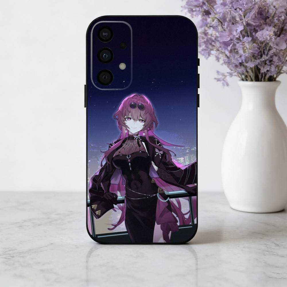 K-Kafka H-Honkai S-Star R-Rail Phone Case For Samsung Galaxy A73,A72,A71,A70,A53,A52,A51,Soft Silicone Black Cover