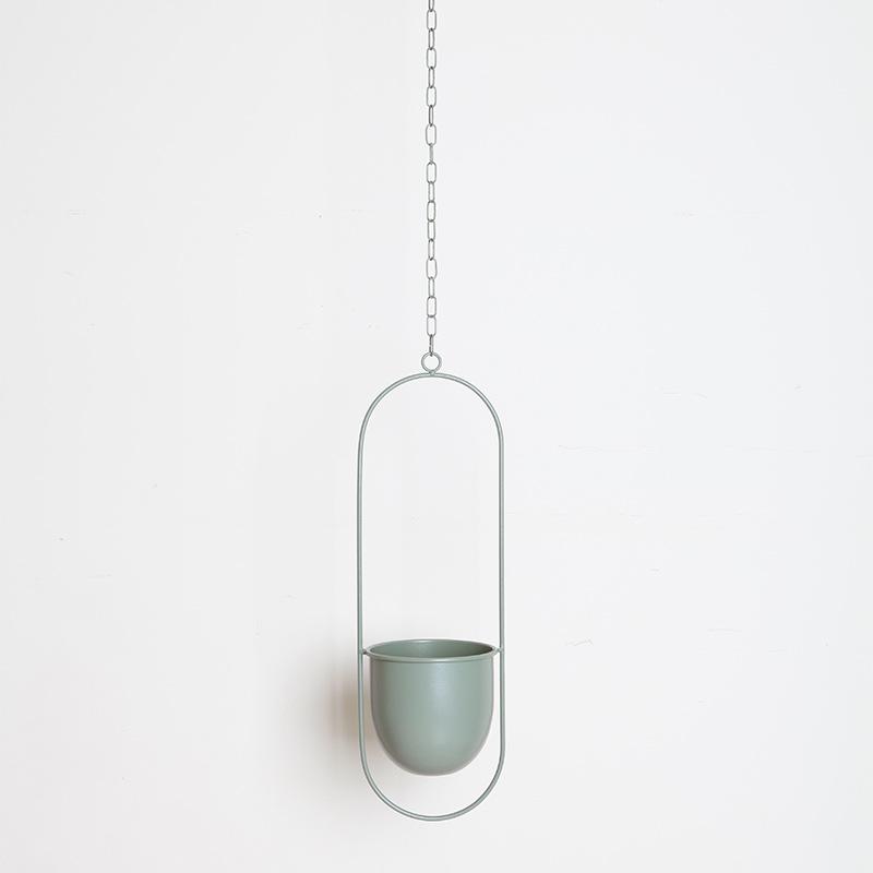 Metal Hanging FlowerPot Plant Hanger Chain Iron Aerial FlowerPot Plant Basket Holder Swinging Flower Pot Home Balcony Decoration