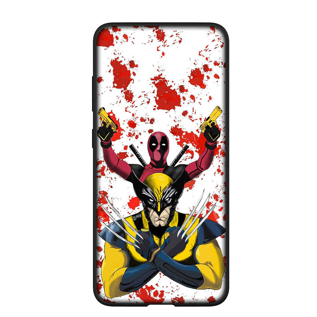 Custodia per Telefono per Samsung Galaxy S25 S24 S23 iPhone 16 15 Xiaomi Redmi Note 14 13 12 16E X 11 Pro Max OPPO Moto Huawei Marvel Comics Wolverine Deadpool