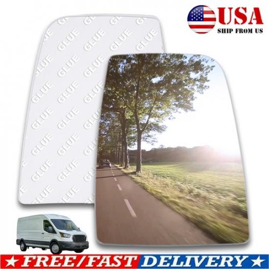Side Mirror Upper Glass Right Passenger For Ford Transit Van 150 250 350 2015-22