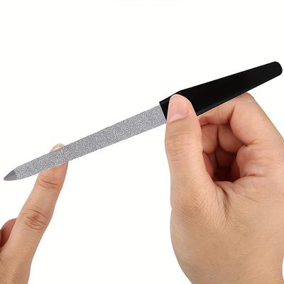 3pcs Professional Double-Sided Nail File for Smooth And Shiny Nails - Perfect for Home And Salon Use, For Toenail& Foot Clean