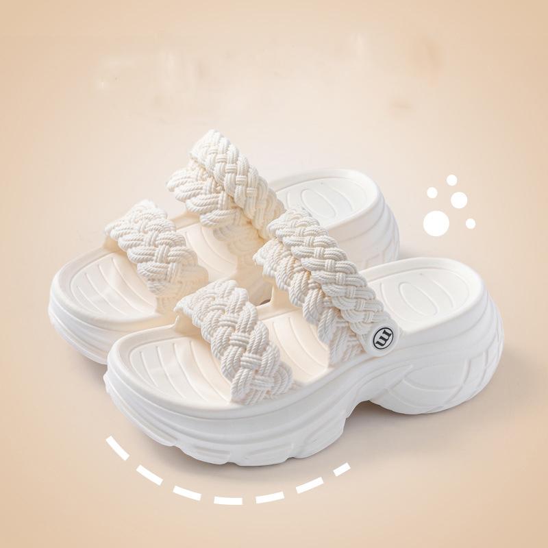 Fashion Comwarm Fashion Women's Slippers Platform Outdoor Female Slides Slip On Concise Slides EVA Soft Sole Comfortable Women's Sandals